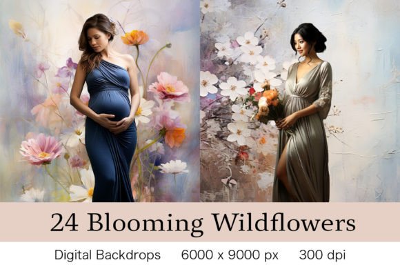 24 Blooming Wildflowers Backgrounds: Elevate Your Visuals
