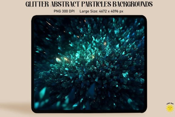 Abstract Cyan Particles Backgrounds: A Designer's Guide
