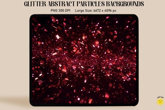 Abstract Maroon Particles Backgrounds: A Deep Dive into Shimmering Design