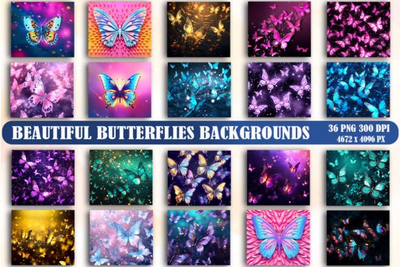 Beautiful Butterflies Backgrounds Bundle: A Designer's Guide