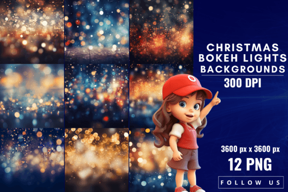 Christmas Bokeh Lights Backgrounds: A Festive Digital Canvas