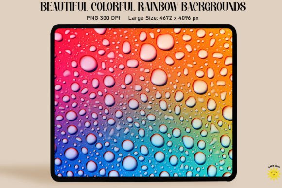 Exploring Rainbow Gradient and Drops Backgrounds for Your Creative Projects