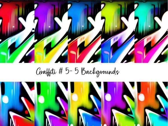 Graffiti Backgrounds # 5: A Burst of Urban Energy
