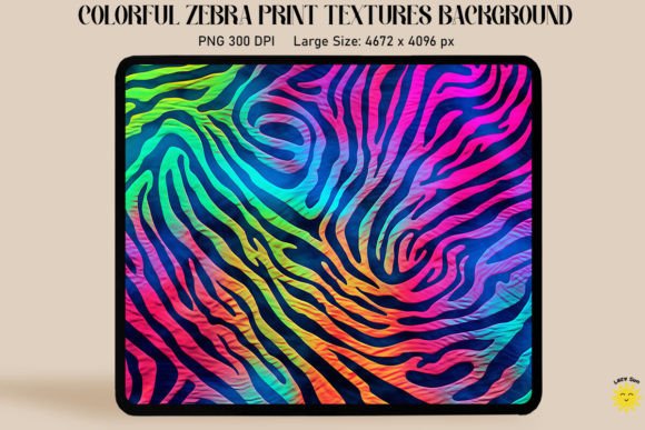 Pretty Neon Zebra Print Backgrounds: A Burst of Colorful Energy
