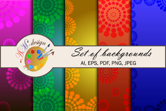 Set of Backgrounds: Versatile Vector Assets for Modern Design