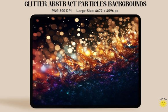 Sparkling Design: Using Colorful Glitter Abstract Backgrounds