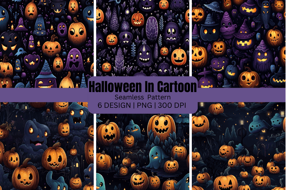 Spooky & Playful: Using Halloween Cartoon Seamless Backgrounds