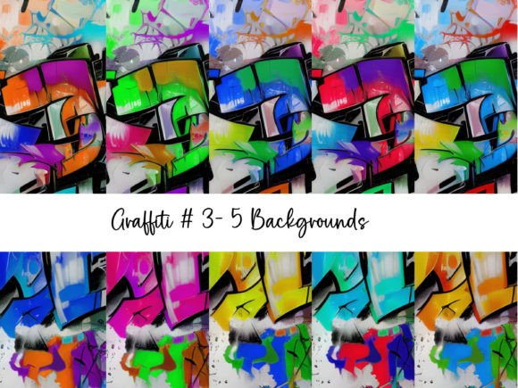 Urban Energy: Unleashing Graffiti Backgrounds # 3