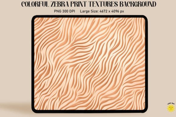 Warm Up Your Projects with Pastel Beige Zebra Print Backgrounds