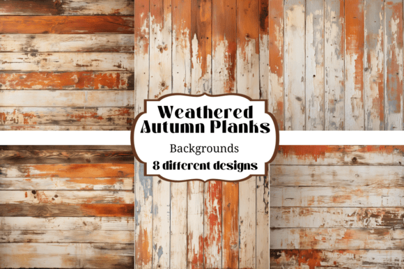Weathered Autumn Wood Planks: The Perfect Rustic Texture