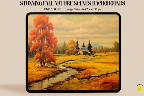 Why Vintage Fall Landscape Backgrounds Elevate Design